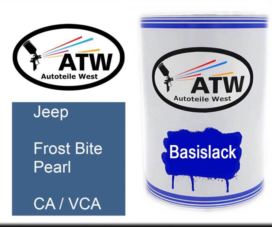 Jeep, Frost Bite Pearl, CA / VCA: 500ml Lackdose, von ATW Autoteile West.